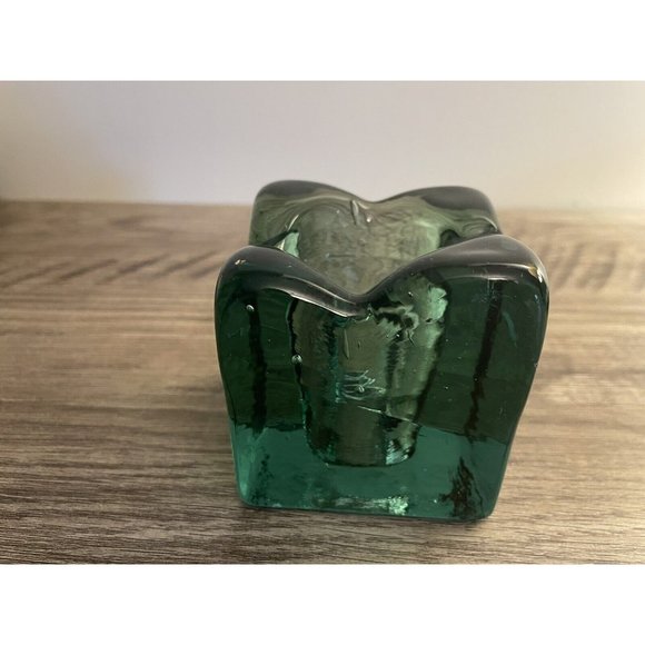 blenko glass candle holder - Picture 1 of 4